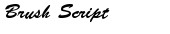 Brush Script