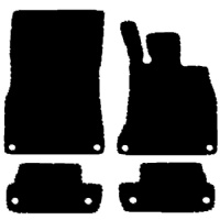 Mercedes S Class Coupe 2013 - Onwards (C217 ) Tailored Floor Mats / Car Mats