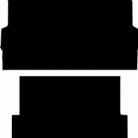 Ford Tourneo Custom 2024 onwards (Conference Seating Layout) (LWB Rear Only) Floor Mats