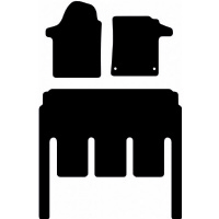 Mercedes V-Class 2015 - Onwards (SWB L2) Floor Mats