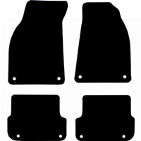 Audi A6 Saloon (C6; 2004 - 2009) (38cm rear locator spacings) Tailored Floor Mats