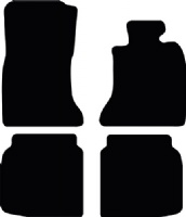BMW 7 Series 2009 - 2015 (F02)(LWB) (2x Velcro Fitting) Tailored Floor Mats / Car Mats