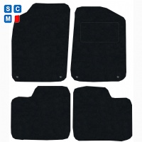 Fiat 500 2012 - onwards (Four clips) Tailored Floor Mats / Car Mats