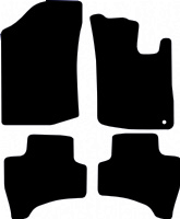 Citroen C1 2005 - 2014 (Mk1) With One Locator Tailored Floor Mats / Car Mats