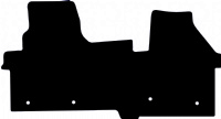 Ford Tourneo Custom 2024 onwards (Manual) (Cab Only) Floor Mats