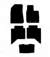 Isuzu D-Max 2021 - 2023 Floor Mats