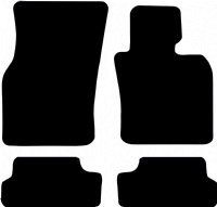 Mini Convertible (2016 onwards) (F57) (2x Velcro) Tailored Floor Mats