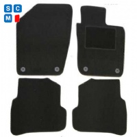 Volkswagen Polo 2009 - 2017 (4 Round Locators) Tailored Floor Mats / Car Mats