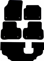 Land Rover Discovery SPORT (2014 - 2019) (MK1) (7 Seater) Tailored Floor Mats / Car Mats