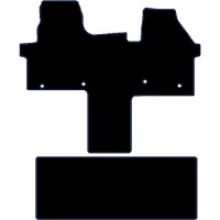 Volkswagen Transporter Commerce 2025 - Onwards (Manual) (5 Seat) (T7) Tailored Car Floor Mats