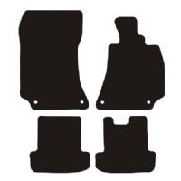 Mercedes E Class Coupe 2009 - 2017 (4x Locators)((Manual))(C207) Tailored Floor Mats / Car Mats