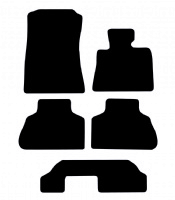 BMW X5 2019 - Onwards (G05) (4x Velcro Fitting) Tailored Floor Mats / Car Mats
