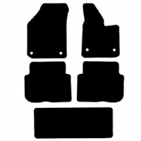 Volkswagen Touran 2003 - 2010 (Round Locators) Tailored Floor Mats / Car Mats