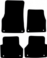 Audi A6 Saloon (C8; 2018 - Onwards) Tailored Floor Mats / Car Mats