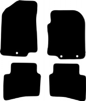 Kia Rio 2012 - 2017 (MK3 - UB) (Round Locators) Tailored Floor Mats / Car Mats