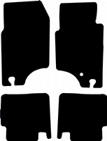 Mitsubishi Shogun 1992 to 2000 (SWB) Tailored Floor Mats / Car Mats