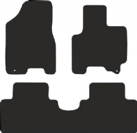 Kia Sportage 2008 - 2010 (Two Locators) Tailored Floor Mats / Car Mats