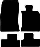 Mini Convertible (2009 - 2016) (R57) (4x Velcro) Tailored Floor Mats
