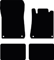 Chrysler Crossfire 2+2 2004 - 2008 Floor Mats
