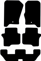 Land Rover Discovery 4 2009 - 2016 (Single Locator) (7 Seater) Tailored Floor Mats / Car Mats