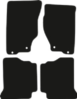 Kia Sorento (2003 - 2010) (Mk1)(Twin Locator) Tailored Floor Mats / Car Mats