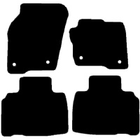 Ford Edge (CD539; 2014 Onwards) Tailored Floor Mats / Car Mats