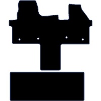 Volkswagen Transporter Commerce 2025 - Onwards (Auto) (5 Seat) (T7)Tailored Car Floor Mats