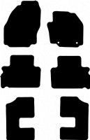 Ford Galaxy 2006 - 2015 (Mk3)(Round - 261mm locator spacing) Floor Mats