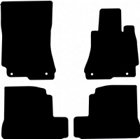 Mercedes S Class Saloon 2006 - 2013 (V221)(LWB) Tailored Floor Mats / Car Mats