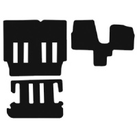 Kia Sedona 2001 - 2006 (Lever Seats) Tailored Floor Mats / Car Mats