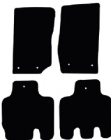 Jeep Wrangler 2006 - 2018 (4 Door) Tailored Floor Mats / Car Mats