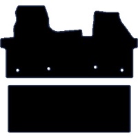 Volkswagen Transporter Commerce 2025 - Onwards (Manual) (6 Seat) (T7)Tailored Car Floor Mats