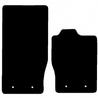 Jaguar F-Type 2017 onwards (168mm Locators) Tailored Floor Mats / Car Mats