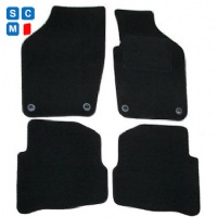 Volkswagen Polo 2005 - 2009 (8 Round Locators) Tailored Floor Mats / Car Mats