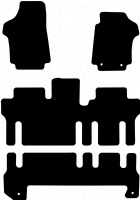 Hyundai i800 2009 - Onwards (One Eyelet in Each Front Mat) Tailored Floor Mats / Car Mats