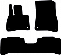 Mercedes EQE SUV 2021 - Onwards (LEFT HAND DRIVE) Tailored Floor Mats / Car Mats