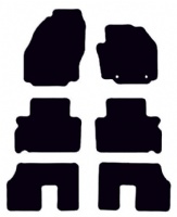 Ford S-Max 2011 - 2015 (Round Locators)(7 Seater)(Mk1) Tailored Floor Mats / Car Mats