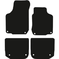 Volkswagen Beetle Convertible (2003 - 2013) (Round Locators) Tailored Floor Mats / Car Mats